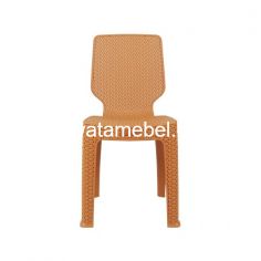 Plastic Chair - Olymplast OL 208 / Brown / Dark Brown